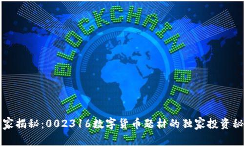 专家揭秘:002316数字货币题材的独家投资秘诀