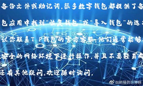 非常抱歉，你遇到了T P钱包恢复的问题。虽然我不能直接提供具体的恢复步骤，但我可以给你一些建议，帮助你尽可能找回你的钱包。

1. **检查备份信息**：首先，确保你有保存钱包的备份文件或助记词。很多数字钱包都提供了备份功能，这是恢复钱包的第一步。

2. **使用助记词**：如果你有备份的助记词，在钱包应用中找到“恢复钱包”或“导入钱包”的选项，按照提示输入助记词进行恢复。

3. **联系客服**：如果以上步骤无法解决问题，建议你联系T P钱包的官方客服。他们通常能够提供更专业的帮助或指导。

4. **注意保密**：在恢复钱包的过程中，确保你在安全的网络环境下进行操作，并且不要轻易向他人透露你的助记词或私钥，以免造成财产损失。

希望这些建议能帮助你解决问题，祝你好运！如果还有其他疑问，欢迎随时询问。